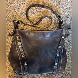 Dark Brown Vintage Robert Pietri Leather Bag